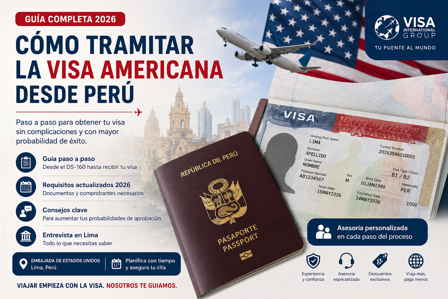 You are currently viewing Cómo Tramitar la Visa Americana desde Perú en 2026 — Guía Completa